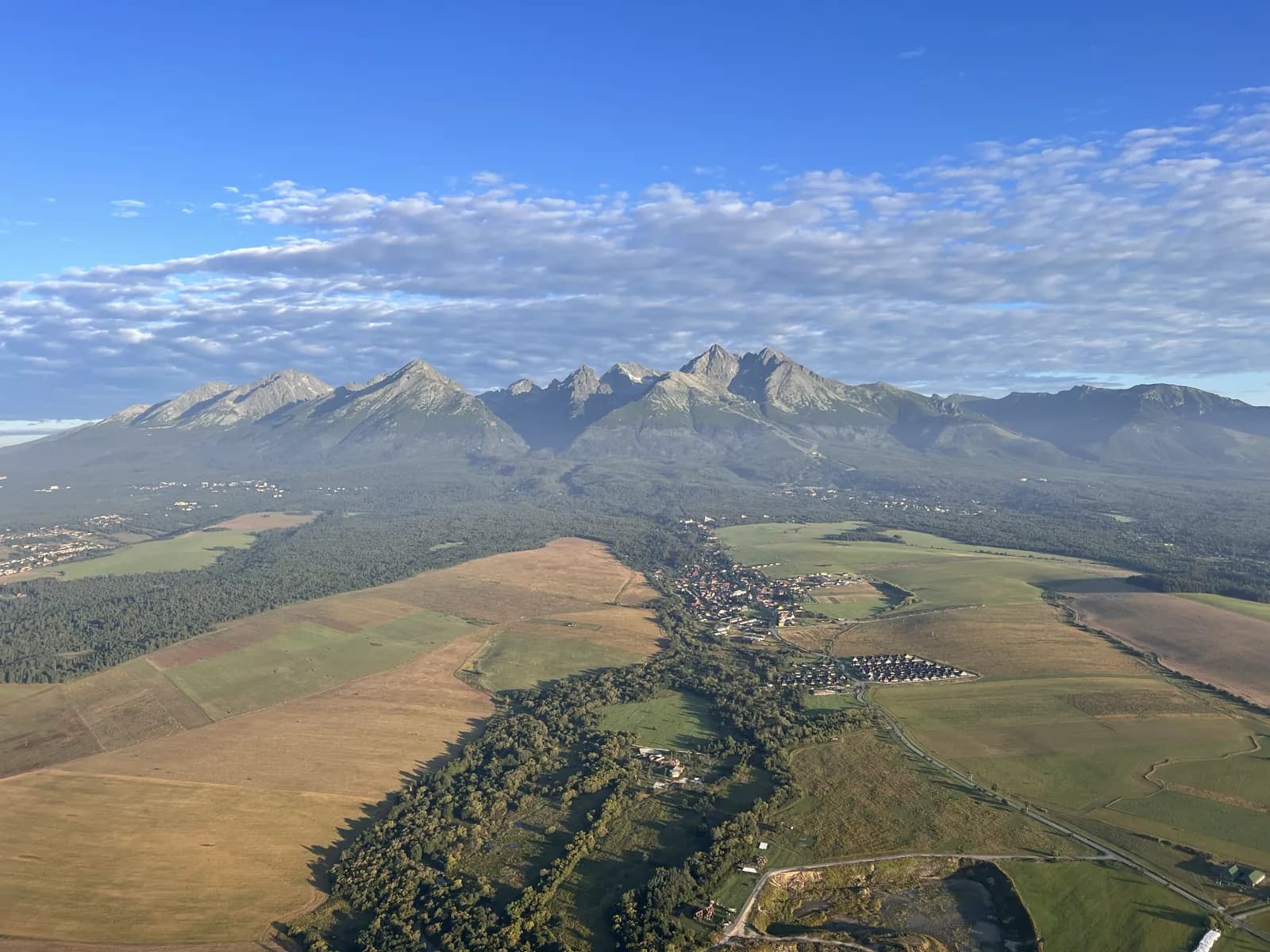 Panorama Tater z výšky